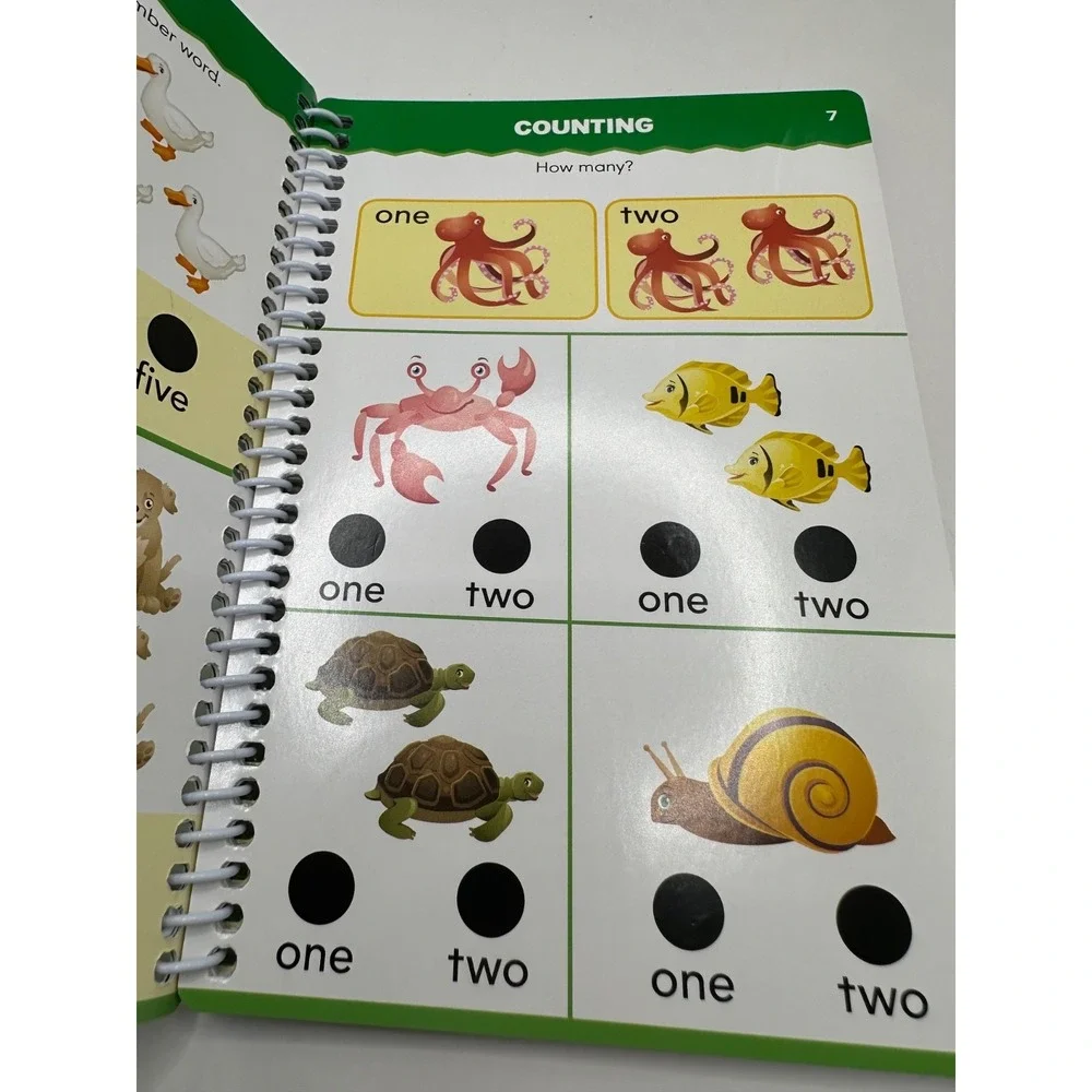 Hot Dots Jr Let's Master Kindergarten Math TESTED WORKING & COMPLETE Educational